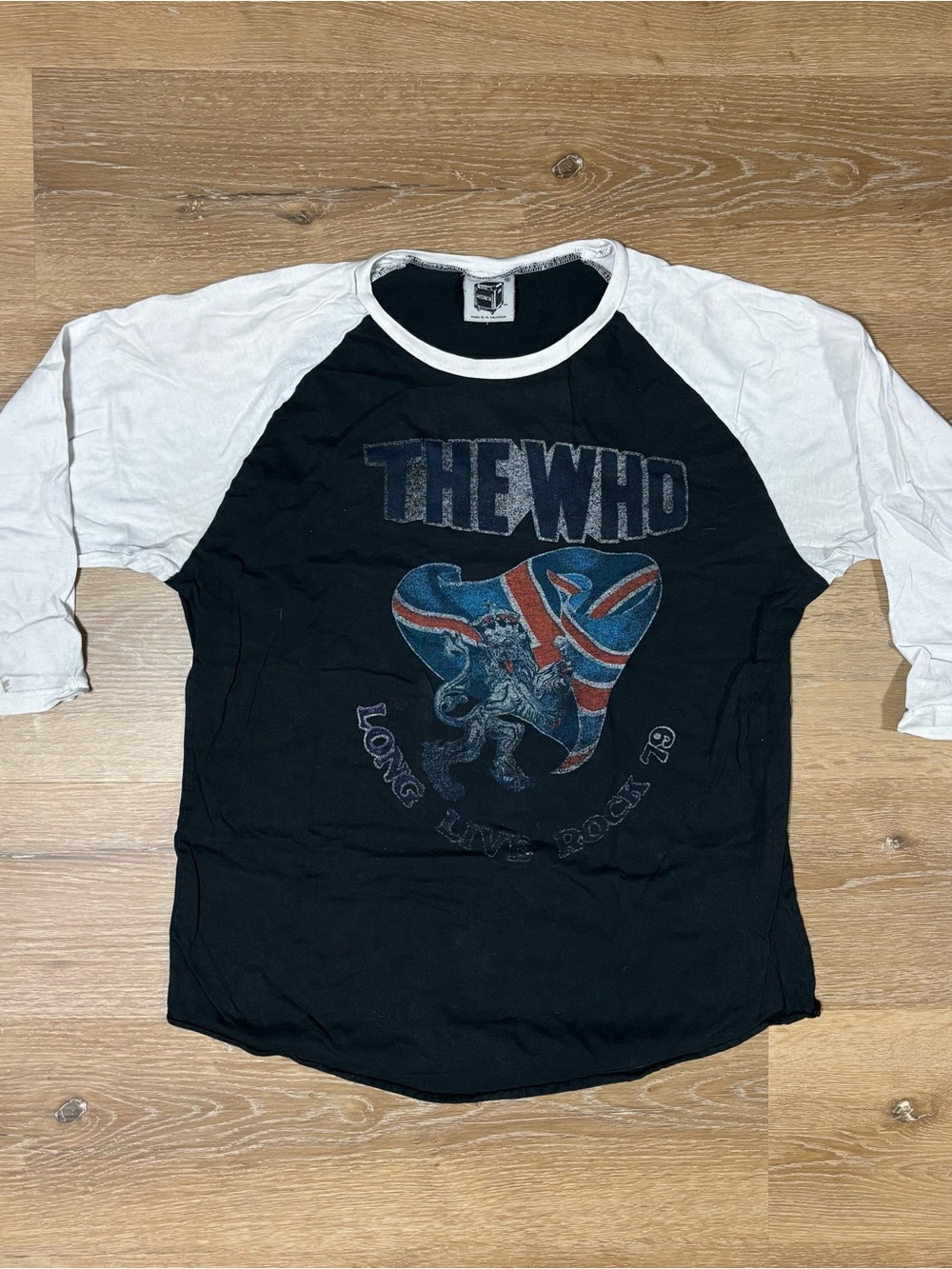 Vintage The Who 1979 Original Tour T- Shirt Long Live Rock Madison Square Garden